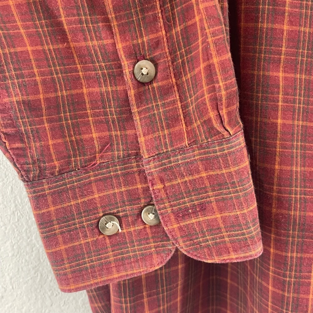 Wrangler Riata Rustic Plaid Long Sleeve Button Up Shirt Mens‎ XXL Heritage Horse - Picture 5 of 11